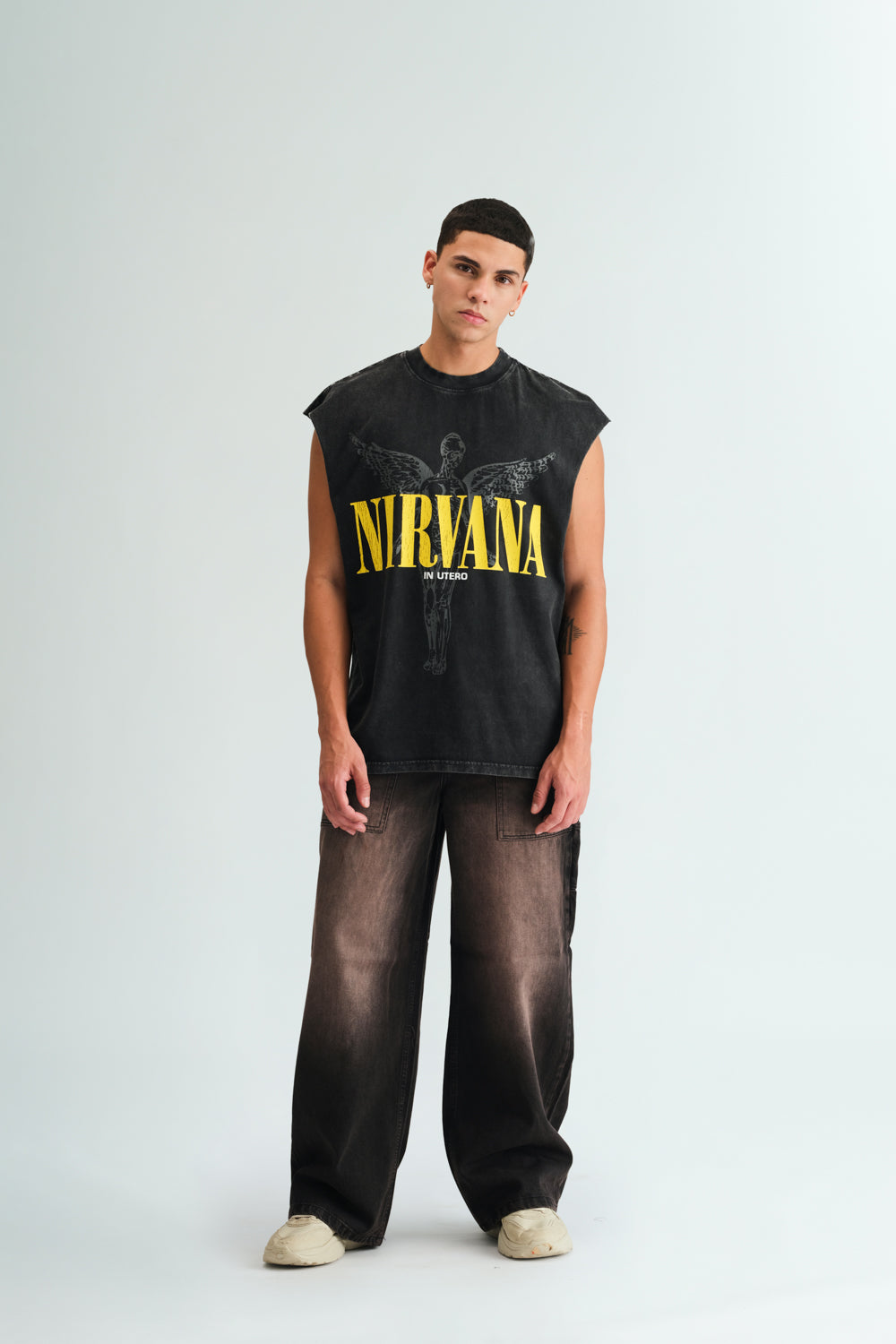 Black Nirvana Oversized Tank
