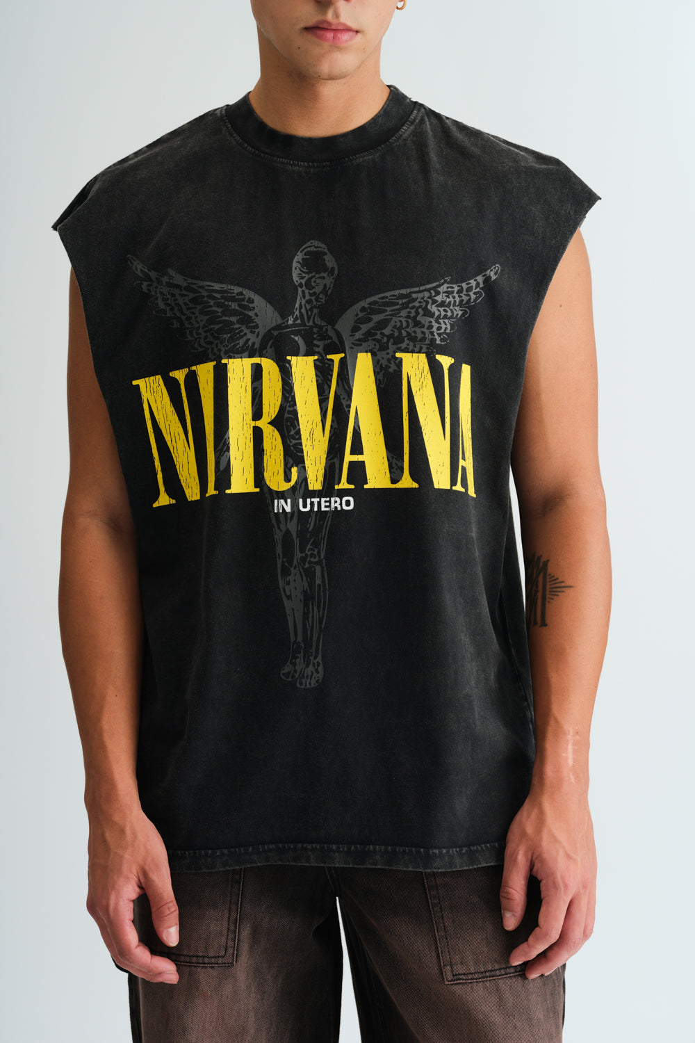 Black Nirvana Oversized Tank