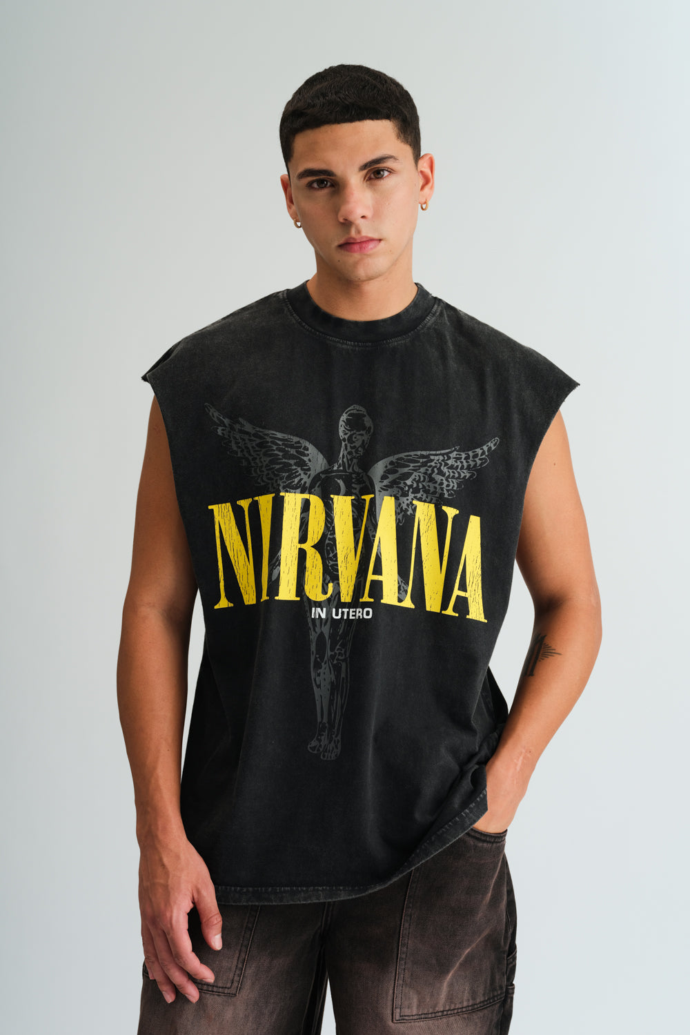 Black Nirvana Oversized Tank
