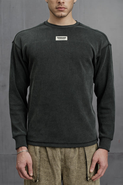 Charcoal Wash Long Sleeve T-shirt