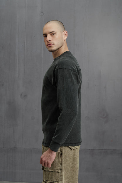 Charcoal Wash Long Sleeve T-shirt