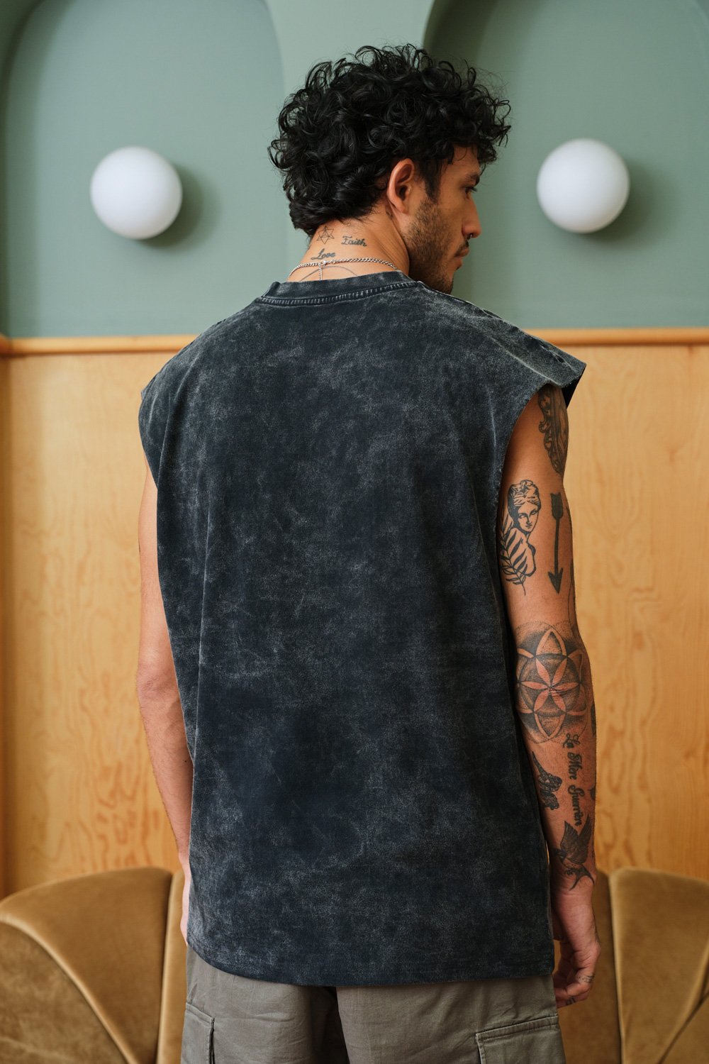 Jet Black Vest Tank
