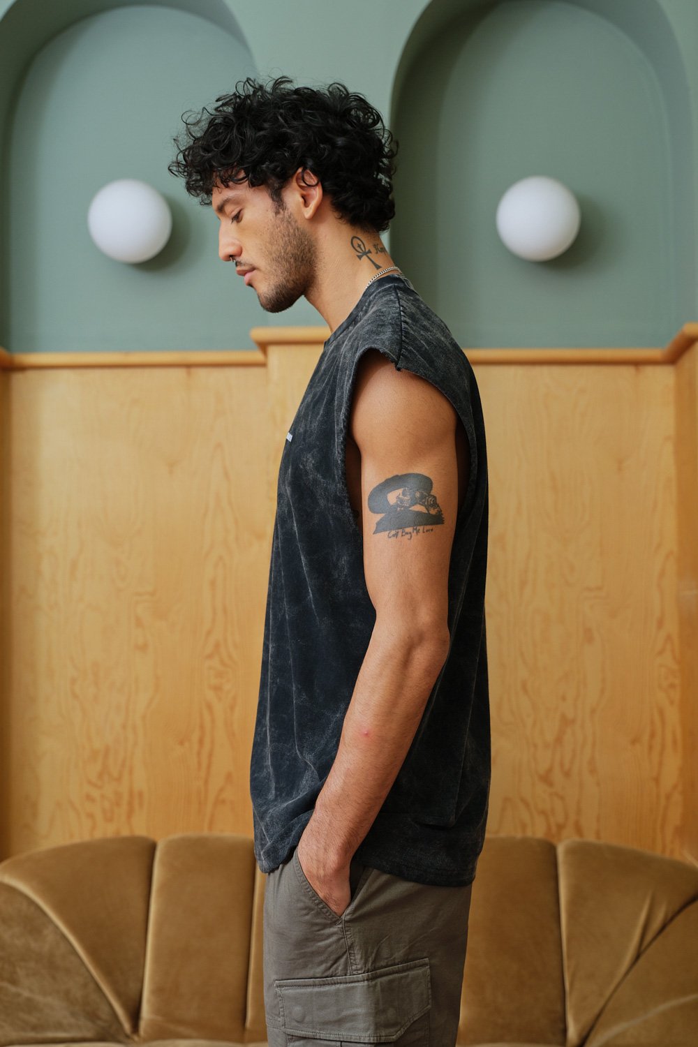 Jet Black Vest Tank